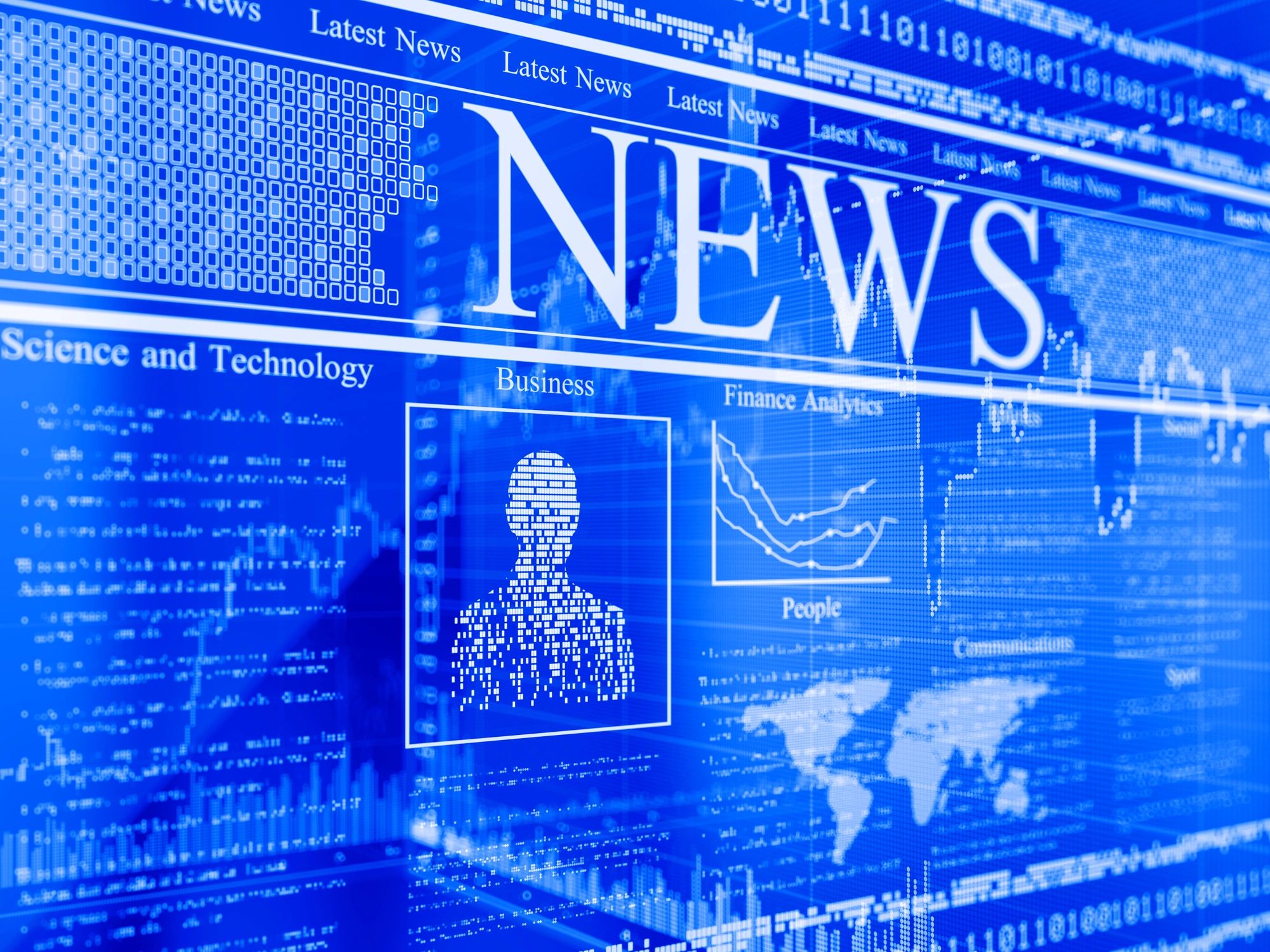 Financial analysts discussing news